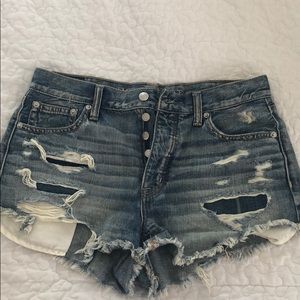 American eagle hi rise festival shorts size 8